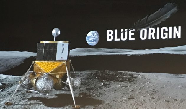 Moonlander Blue Moon von Blue Origin, Spaceunternehmen von Jeff Bezos